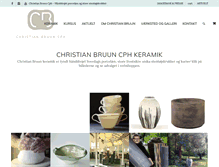Tablet Screenshot of christianbruun.com