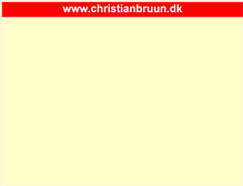 Tablet Screenshot of christianbruun.dk
